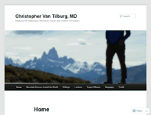 Tablet Screenshot of christophervantilburg.com